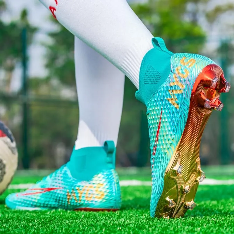 Men's Soccer Shoes Boys Students Grass Training Spike Shoes Outdoor Football Shoes Unisex