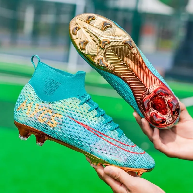 Men's Soccer Shoes Boys Students Grass Training Spike Shoes Outdoor Football Shoes Unisex