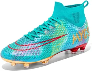Men's Soccer Shoes Boys Students Grass Training Spike Shoes Outdoor Football Shoes Unisex
