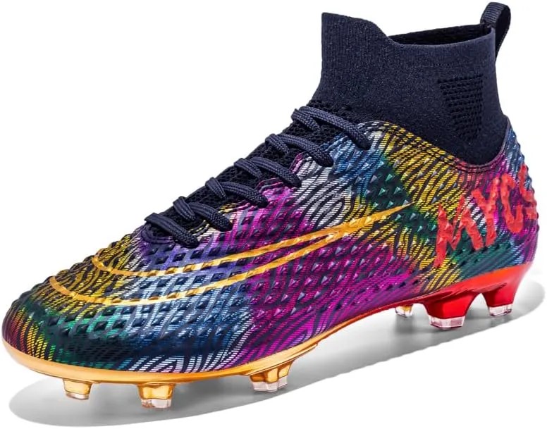 Men's Soccer Shoes Boys Students Grass Training Spike Shoes Outdoor Football Shoes Unisex