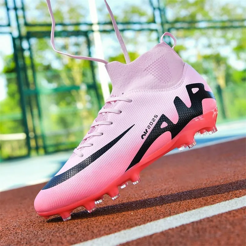 Men's Soccer Shoes Boys Students Grass Training Spike Shoes Outdoor Football Shoes Unisex
