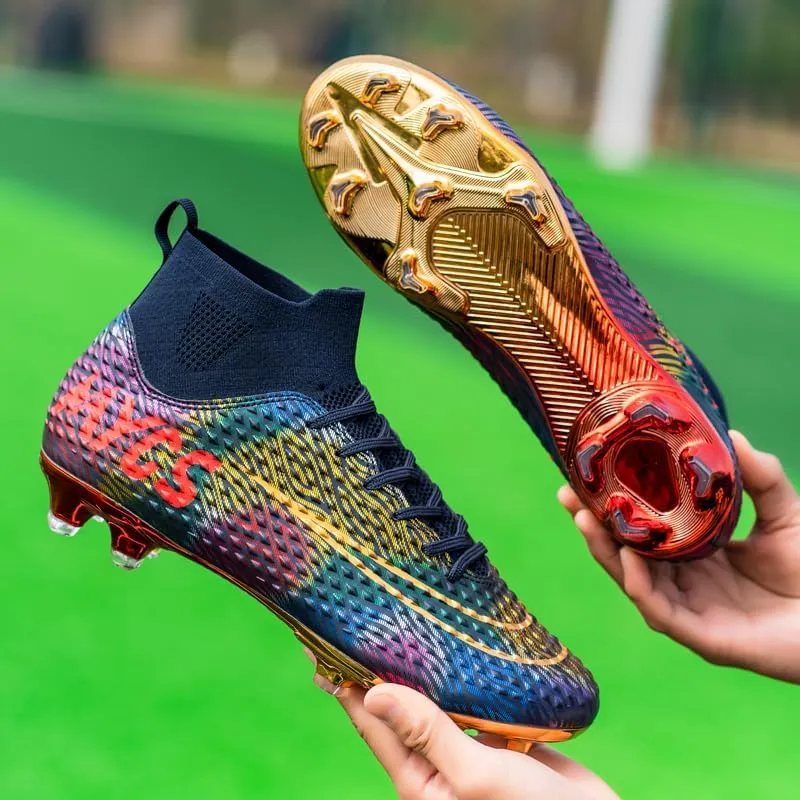 Men's Soccer Shoes Boys Students Grass Training Spike Shoes Outdoor Football Shoes Unisex