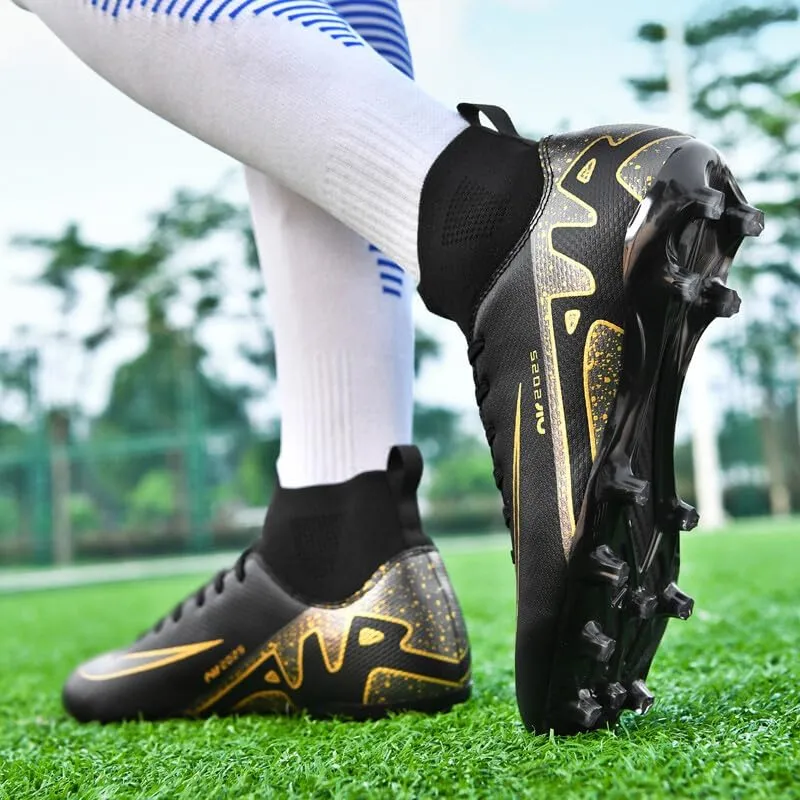 Men's Soccer Shoes Boys Students Grass Training Spike Shoes Outdoor Football Shoes Unisex