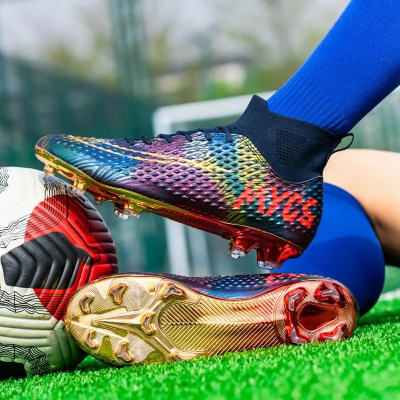 Men's Soccer Shoes Boys Students Grass Training Spike Shoes Outdoor Football Shoes Unisex
