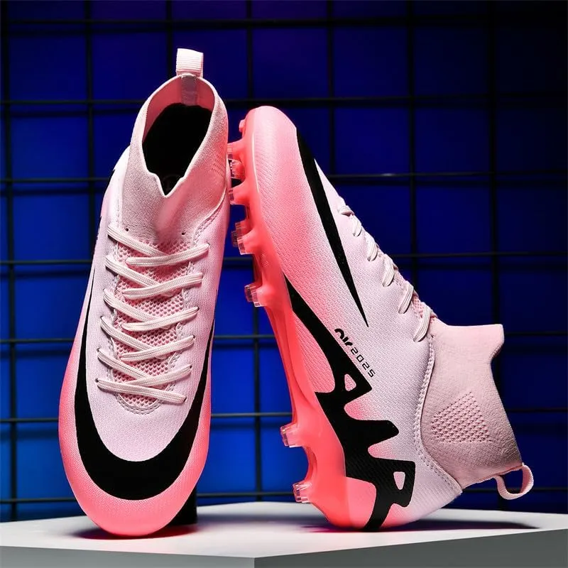 Men's Soccer Shoes Boys Students Grass Training Spike Shoes Outdoor Football Shoes Unisex