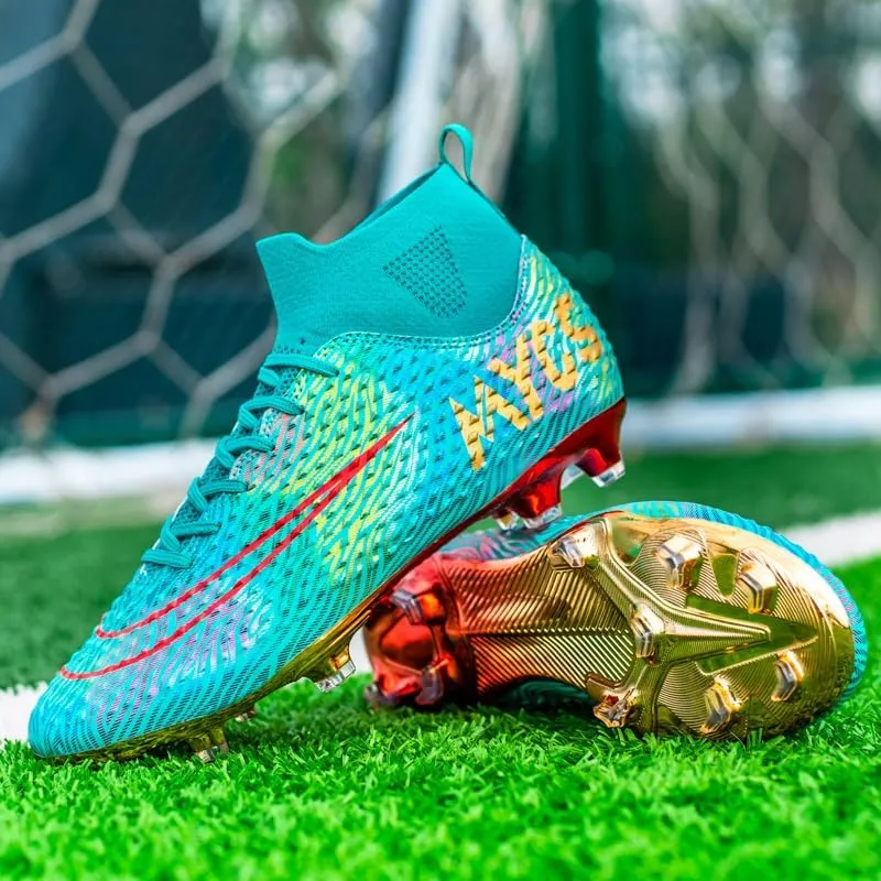 Men's Soccer Shoes Boys Students Grass Training Spike Shoes Outdoor Football Shoes Unisex