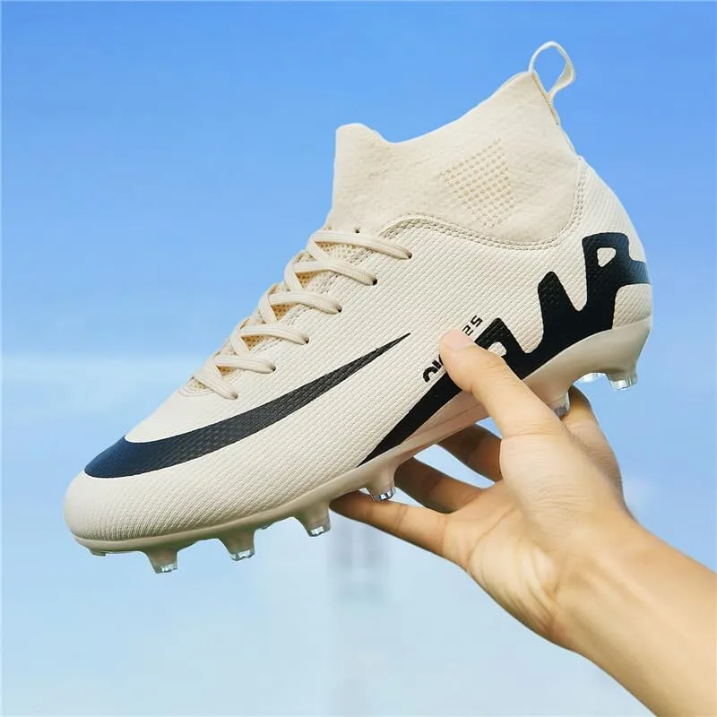 Men's Soccer Shoes Boys Students Grass Training Spike Shoes Outdoor Football Shoes Unisex