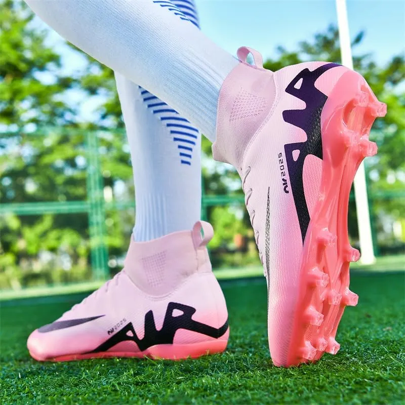 Men's Soccer Shoes Boys Students Grass Training Spike Shoes Outdoor Football Shoes Unisex