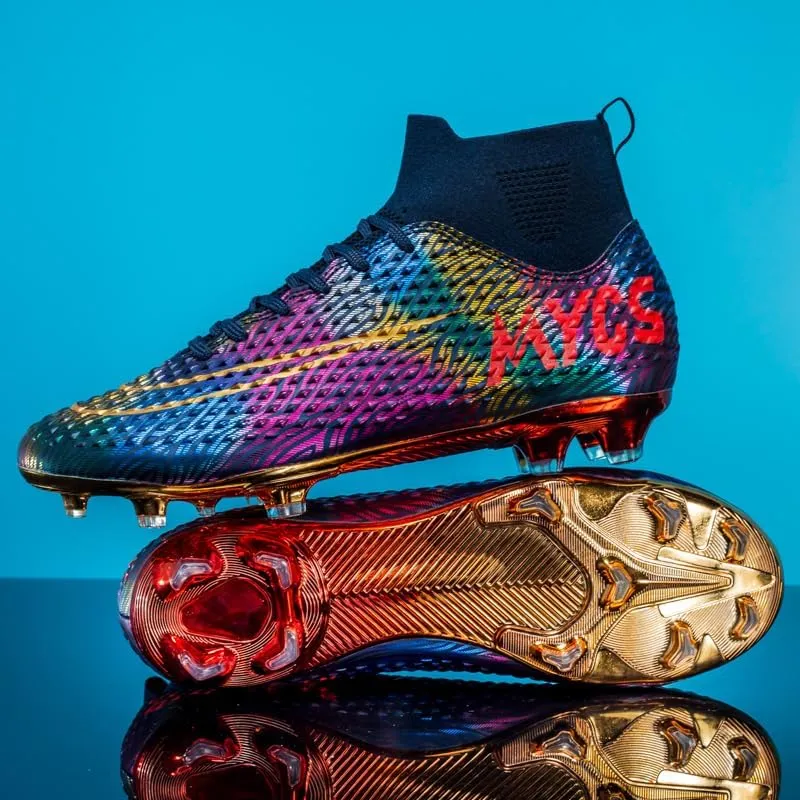 Men's Soccer Shoes Boys Students Grass Training Spike Shoes Outdoor Football Shoes Unisex