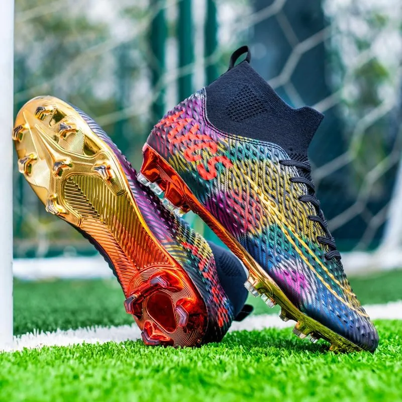 Men's Soccer Shoes Boys Students Grass Training Spike Shoes Outdoor Football Shoes Unisex