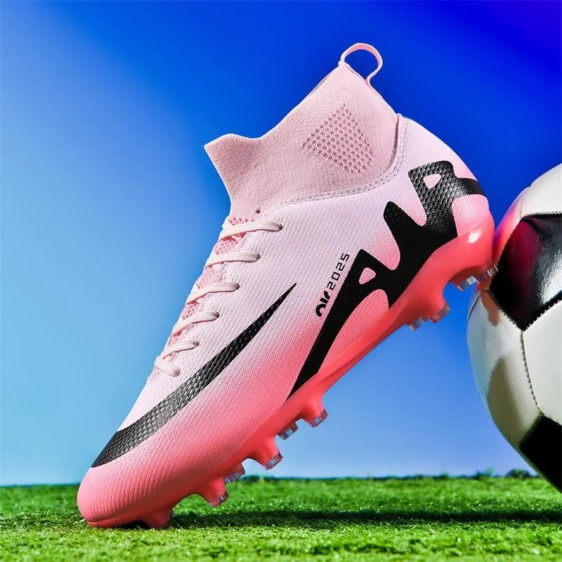 Men's Soccer Shoes Boys Students Grass Training Spike Shoes Outdoor Football Shoes Unisex