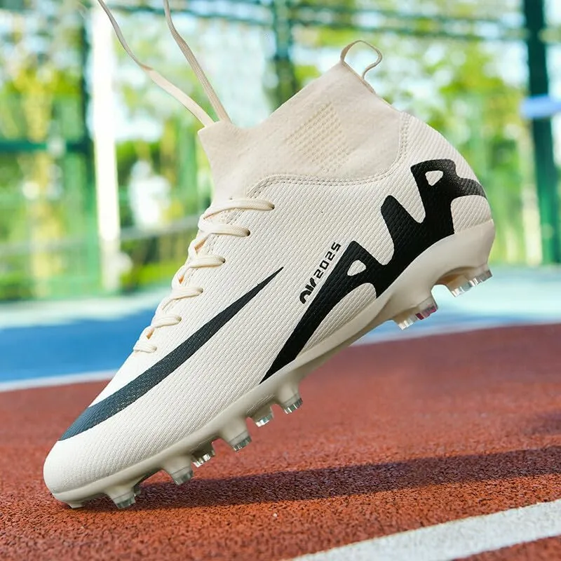 Men's Soccer Shoes Boys Students Grass Training Spike Shoes Outdoor Football Shoes Unisex