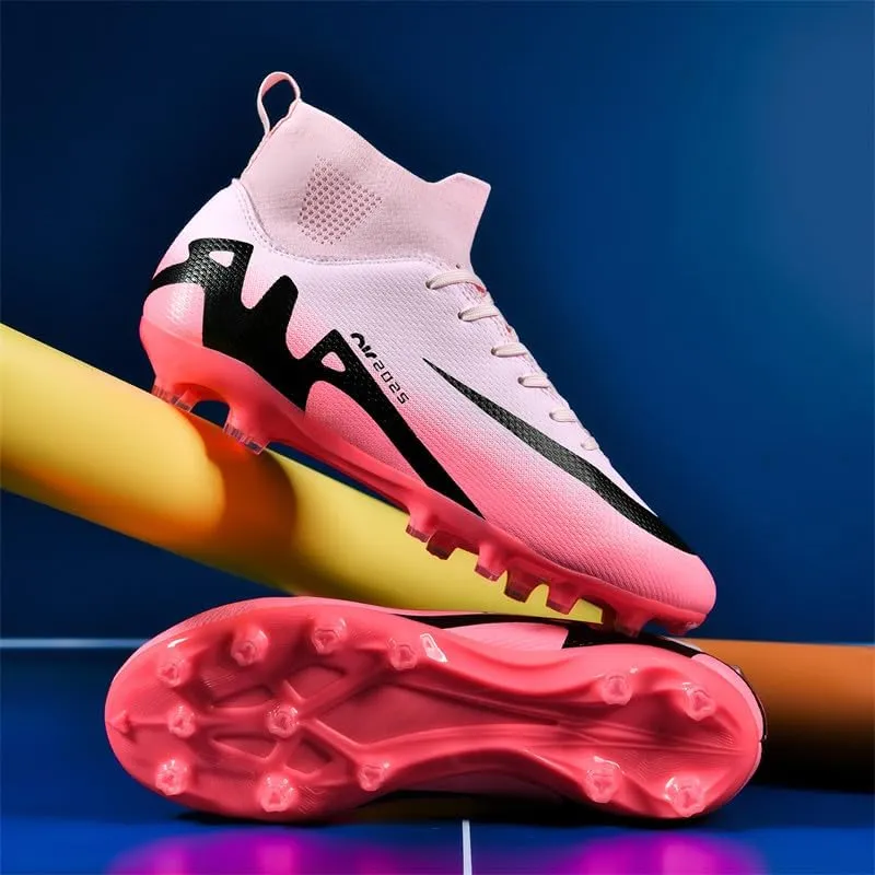Men's Soccer Shoes Boys Students Grass Training Spike Shoes Outdoor Football Shoes Unisex