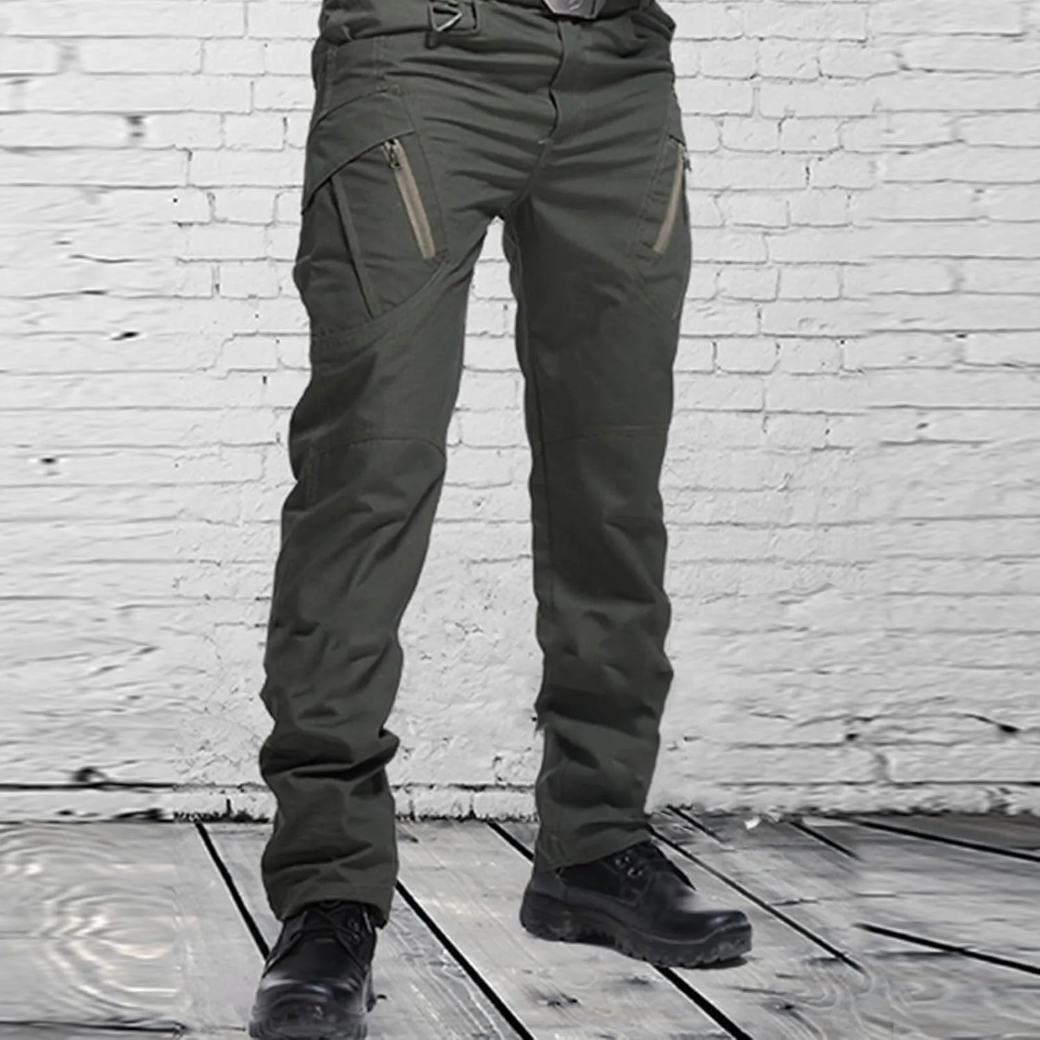 Men's Tactical Pants Military Cargo Pants Stretch Work Pants Multi Pockets Hiking Pants Outdoor Activity Pants