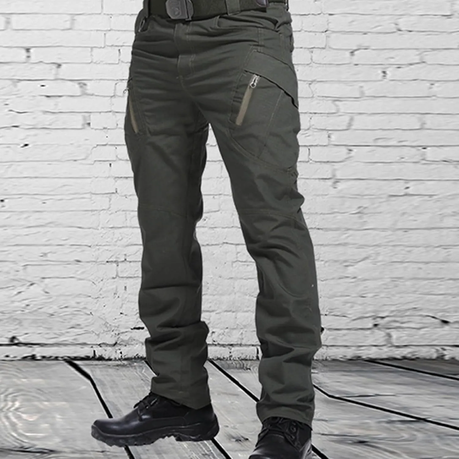 Men's Tactical Pants Military Cargo Pants Stretch Work Pants Multi Pockets Hiking Pants Outdoor Activity Pants