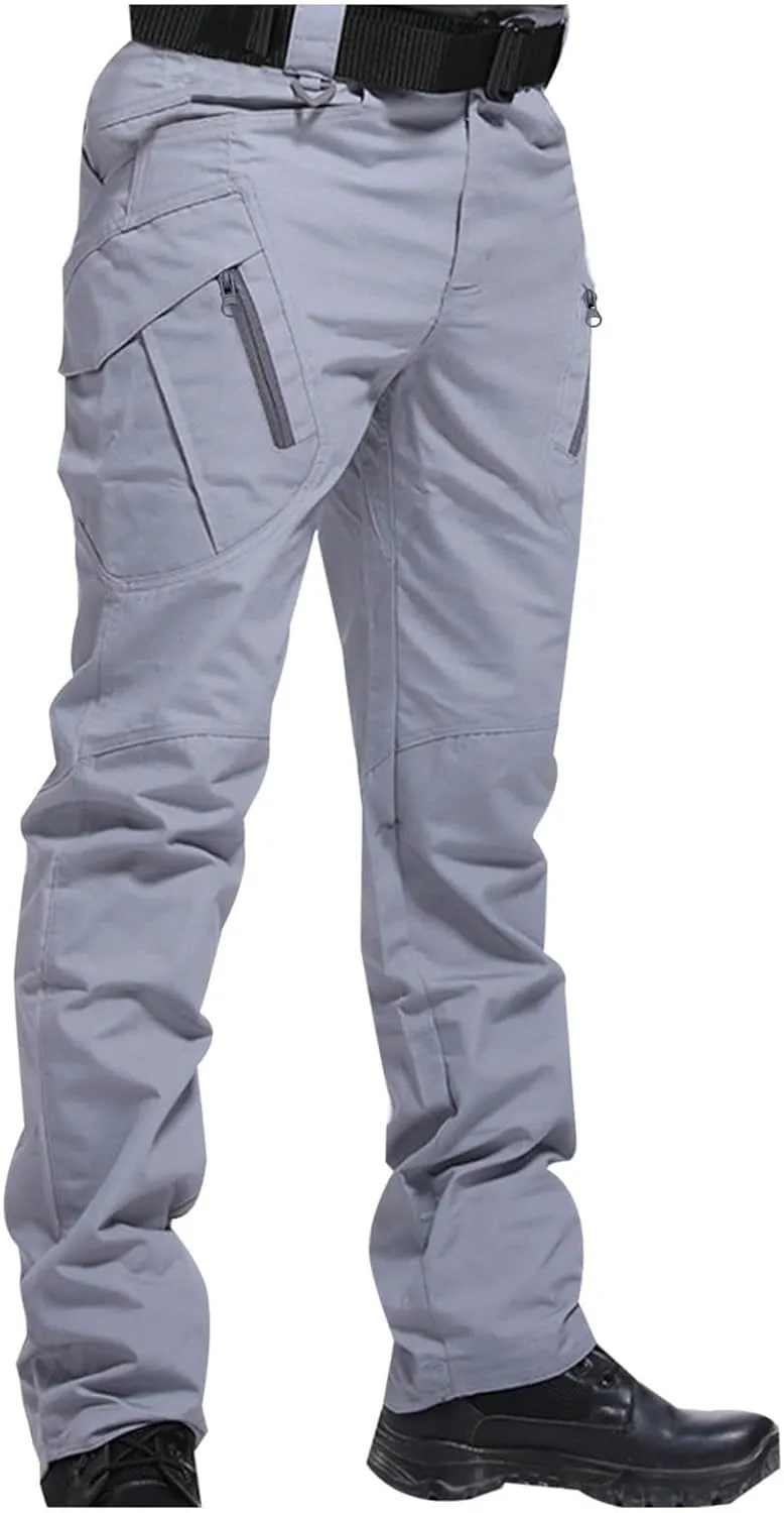 Men's Tactical Pants Military Cargo Pants Stretch Work Pants Multi Pockets Hiking Pants Outdoor Activity Pants