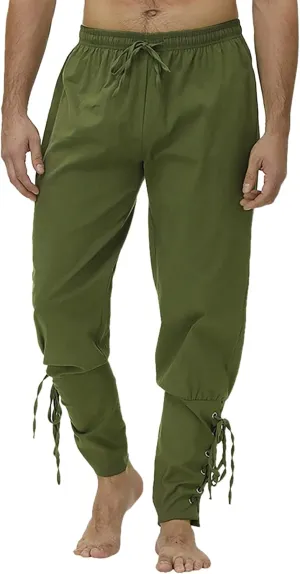 Men's Track Pants Pockets Casual Pants with Zipper Sports Drawstring Mid-Waist Men's Pants Men's Pants Fleece