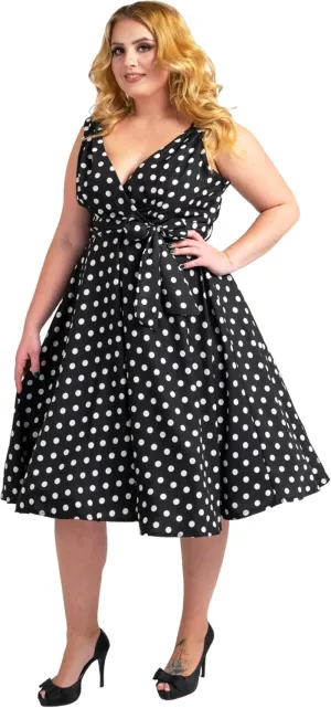 Miss Lavish London Vintage Inspired Midi Dresses, Retro Cocktail, Rockabilly Swing, Plus Size Prom to Victorian Elegance