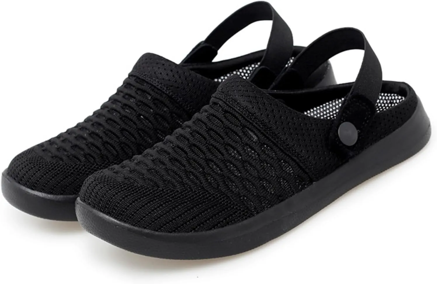 Mules Clogs for Women 2025 Air Cushion Platform Mesh Mules Sneaker Sandals for Women Orthopedic Arch Support Slippers Men Wide Width Slip On Walking Shoes