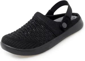 Mules Clogs for Women 2025 Air Cushion Platform Mesh Mules Sneaker Sandals for Women Orthopedic Arch Support Slippers Men Wide Width Slip On Walking Shoes