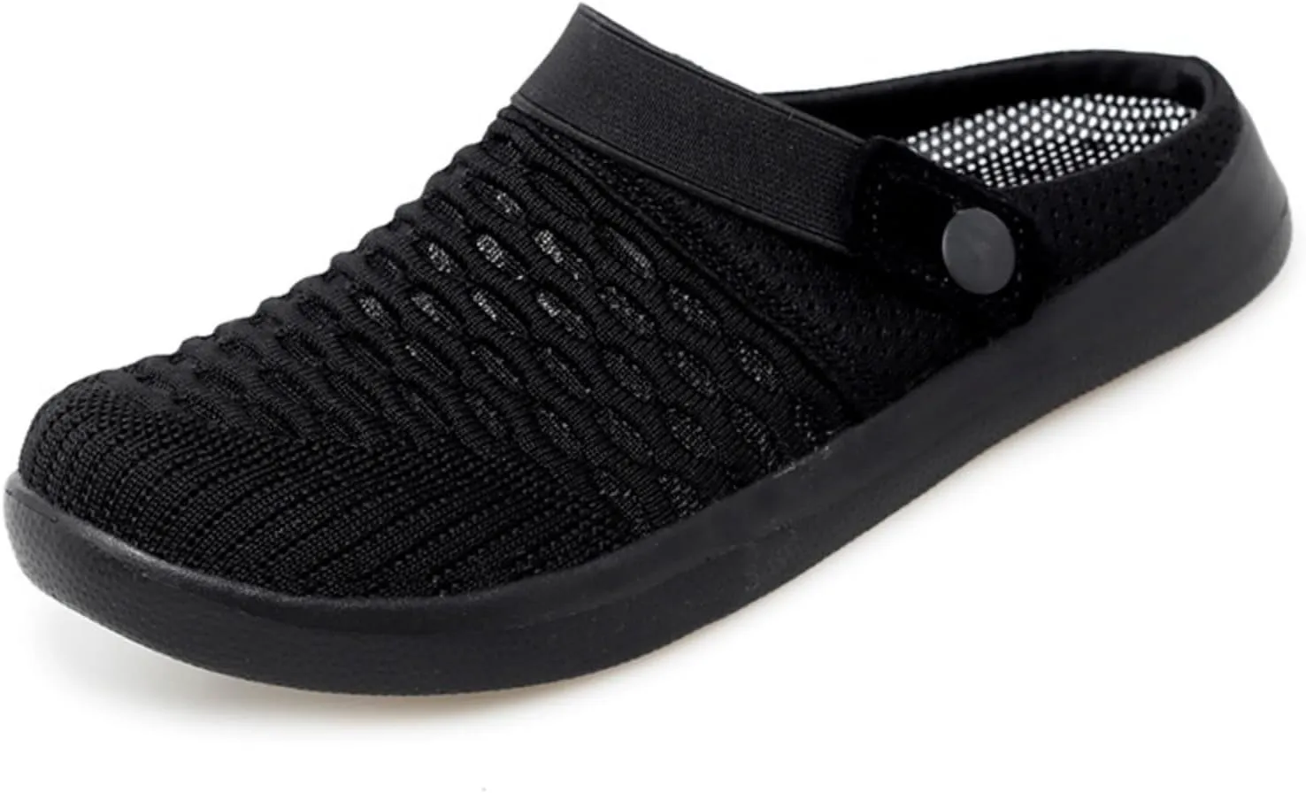 Mules Clogs for Women 2025 Air Cushion Platform Mesh Mules Sneaker Sandals for Women Orthopedic Arch Support Slippers Men Wide Width Slip On Walking Shoes