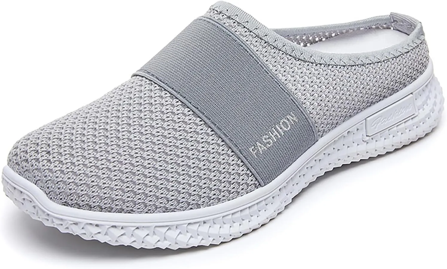 Mules Clogs for Women Diabetic Air-Cushion Slip-On Walking Shoes Lightweight Platform Mesh Mules Sneaker Sandals Orthopedic Slippers Backless Sneakers