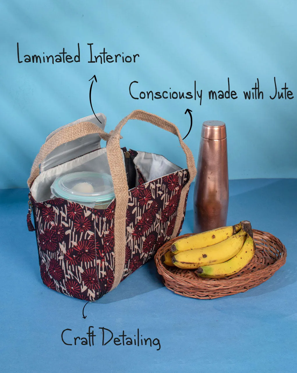 Multi-Utility Ajrak Lunch Bag