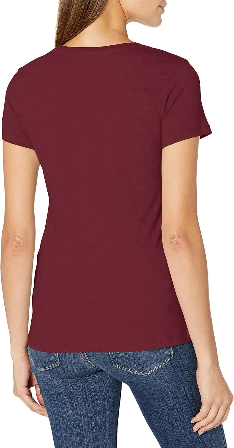 Nautica Women's Easy Comfort Scoop Neck Supersoft 100% Cotton Solid T-Shirt