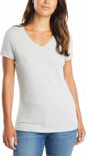 Nautica Women's Easy Comfort Supersoft 100% Cotton Classic Logo T-Shirt