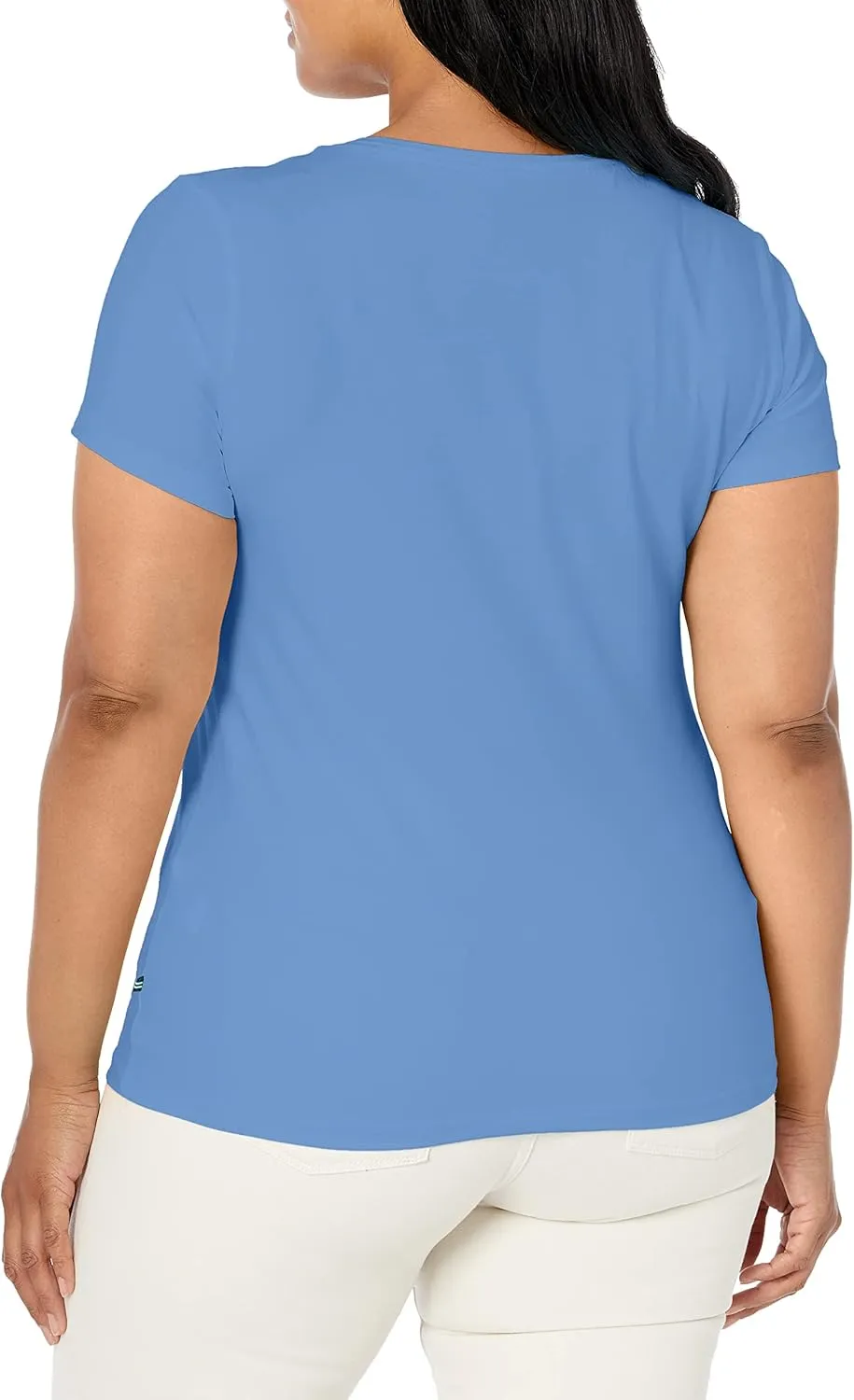 Nautica Women's Easy Comfort V-Neck Supersoft Stretch Cotton T-Shirt