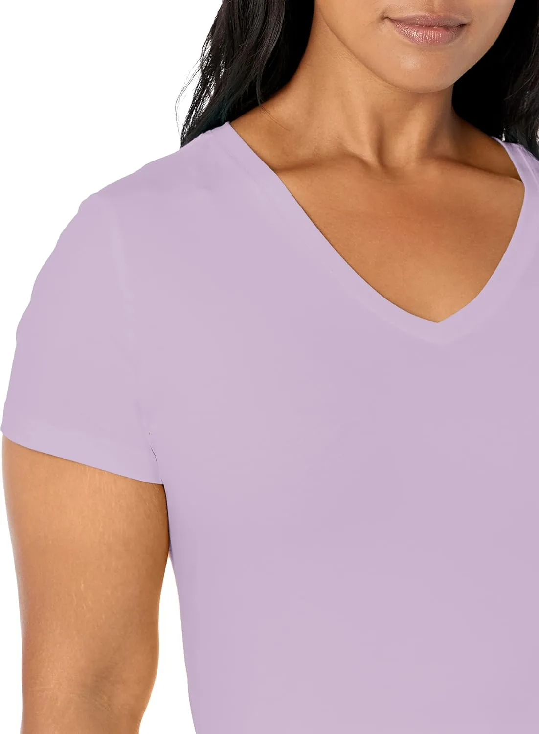 Nautica Women's Easy Comfort V-Neck Supersoft Stretch Cotton T-Shirt