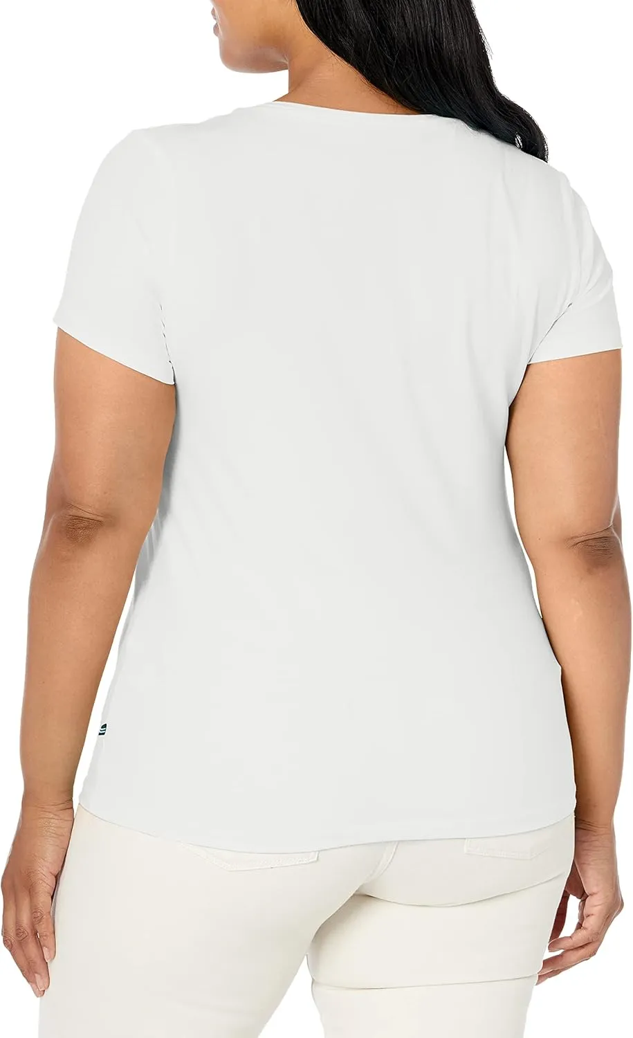 Nautica Women's Easy Comfort V-Neck Supersoft Stretch Cotton T-Shirt