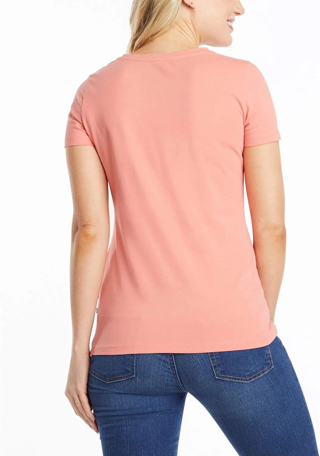 Nautica Women's Easy Comfort V-Neck Supersoft Stretch Cotton T-Shirt
