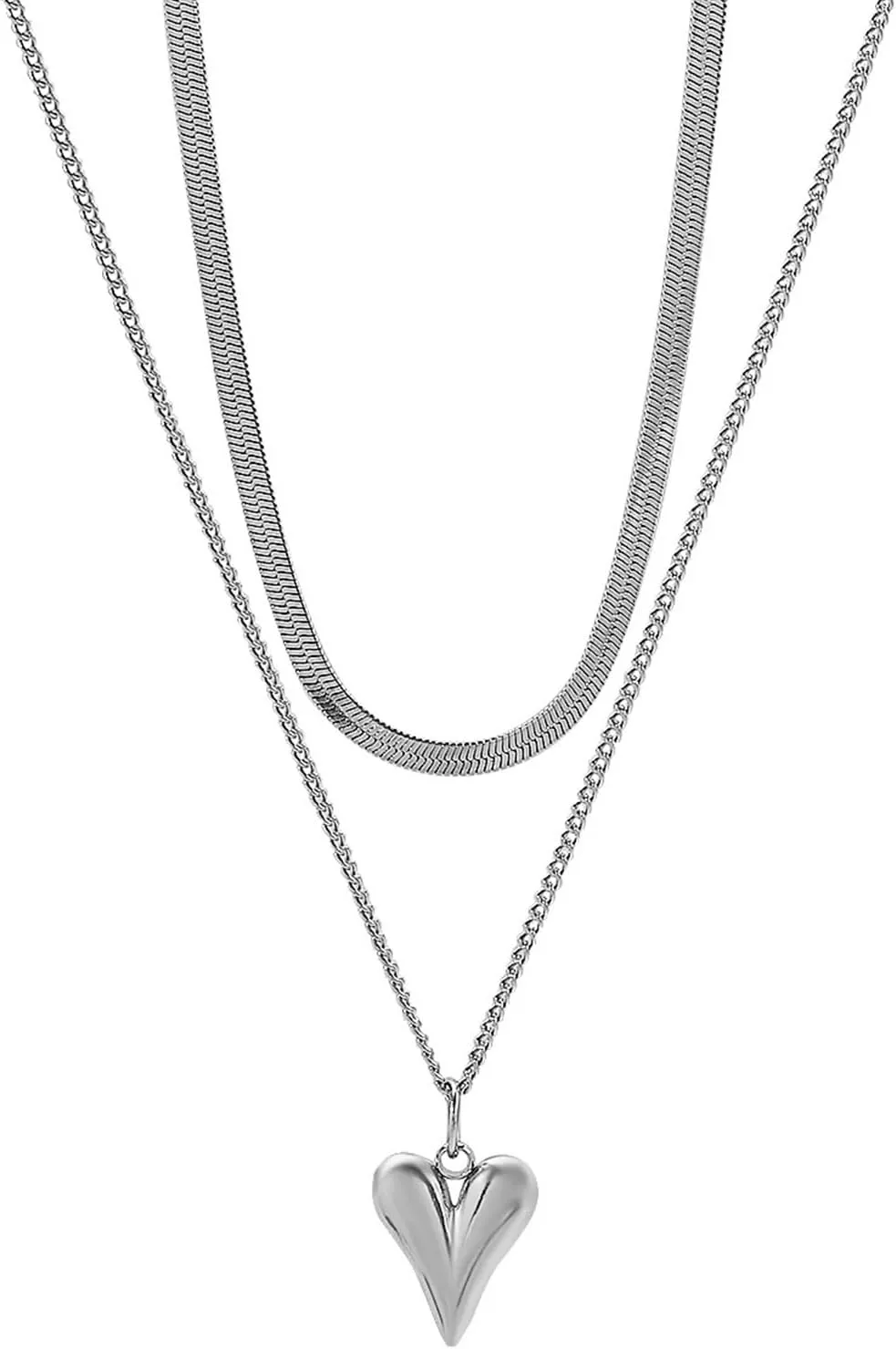 Necklace for Women,Dainty Gold Necklace,Gold Chain Choker Necklaces,Simple Gold Layered Necklaces, Jewelry Gift