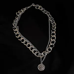 Necklaces for Women, Women's Necklaces, Double-Layer Alloy Necklace, 36cm   5cm Adjustable Extension Chain for Women