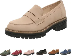 Orthoture- Orthopaedic Thick-Soled Loafers,Stirrup Shoes,Women's Orthopaedic Shoes,Women's Round Toe Walking Shoes