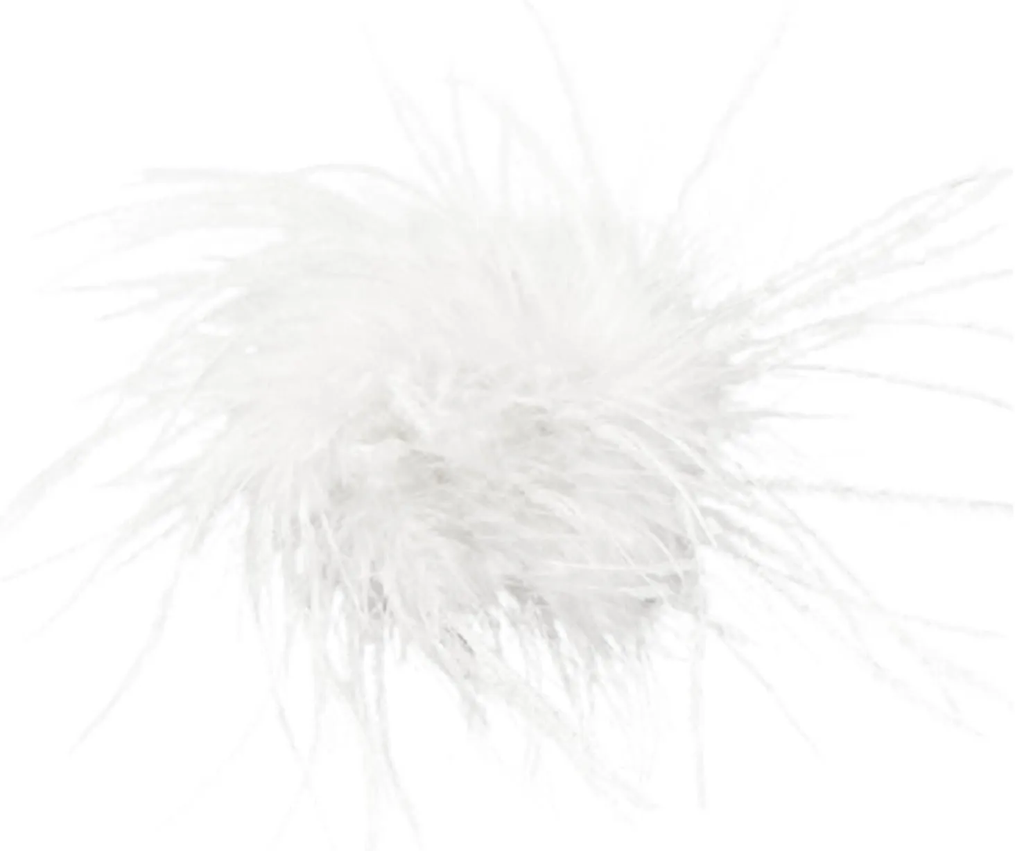 Ostrich Feather Brooch Corsage Pin for Women Girls Headpieces Hair Clips