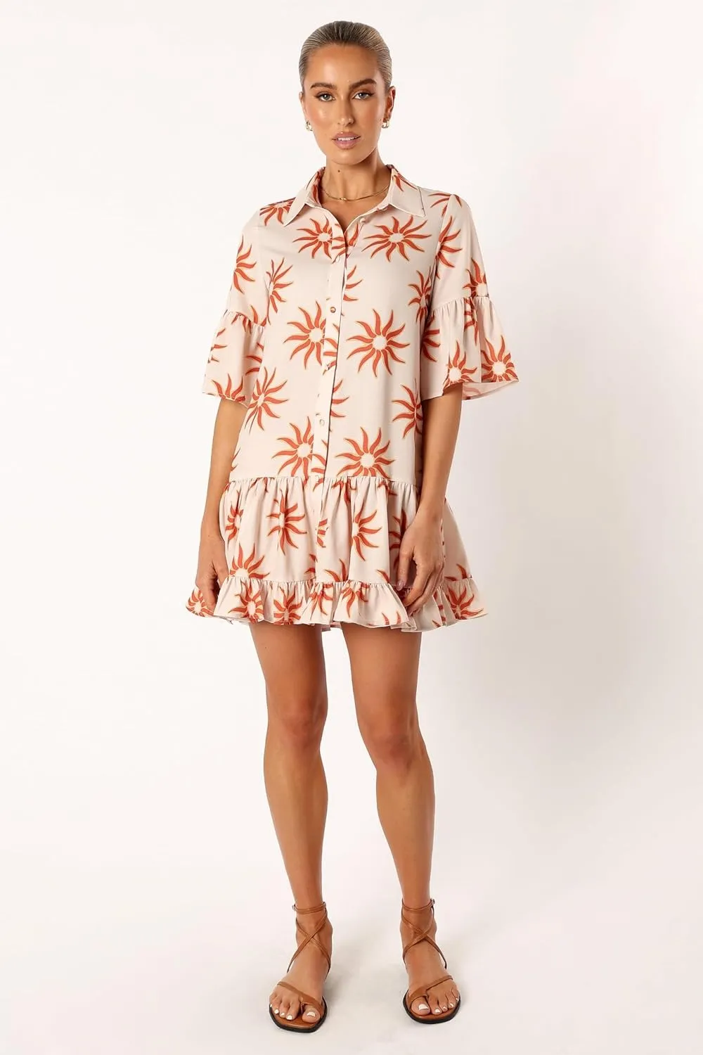 Petal & Pup Women's Ren Long Sleeve Mini Dress