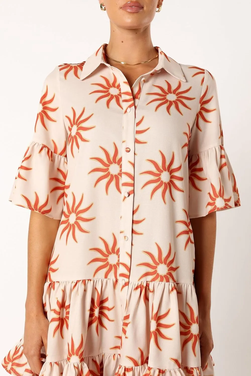 Petal & Pup Women's Ren Long Sleeve Mini Dress