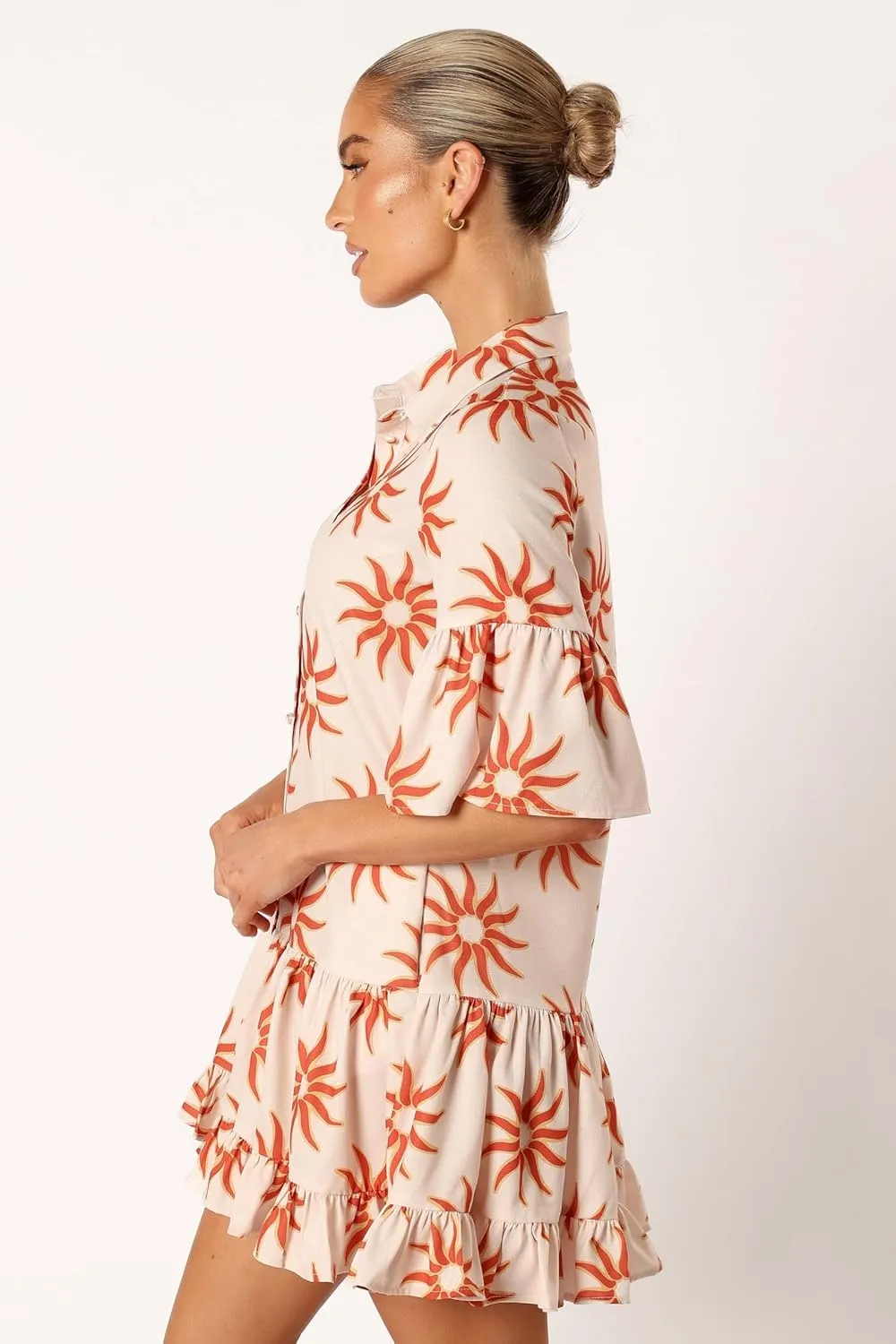 Petal & Pup Women's Ren Long Sleeve Mini Dress