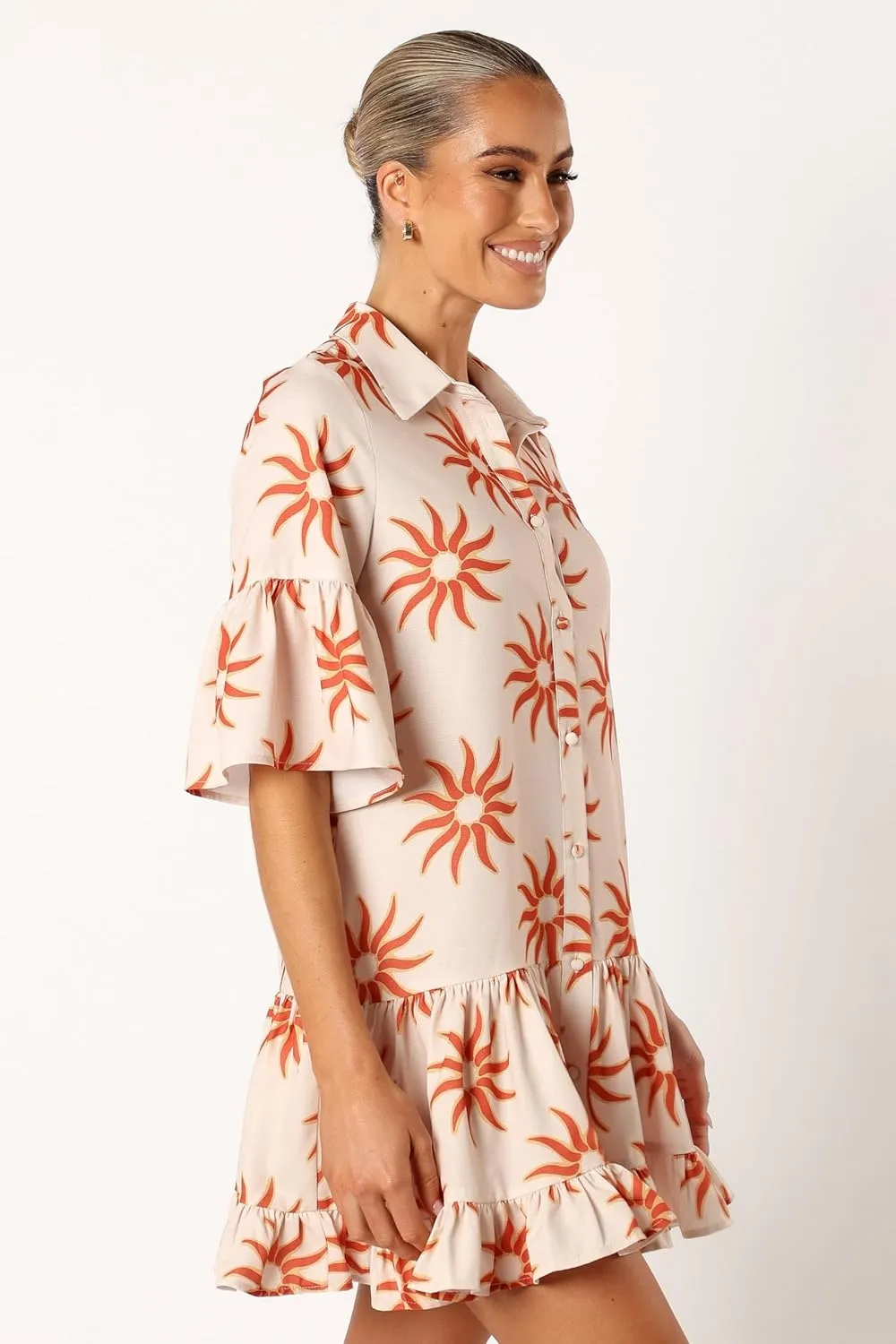 Petal & Pup Women's Ren Long Sleeve Mini Dress