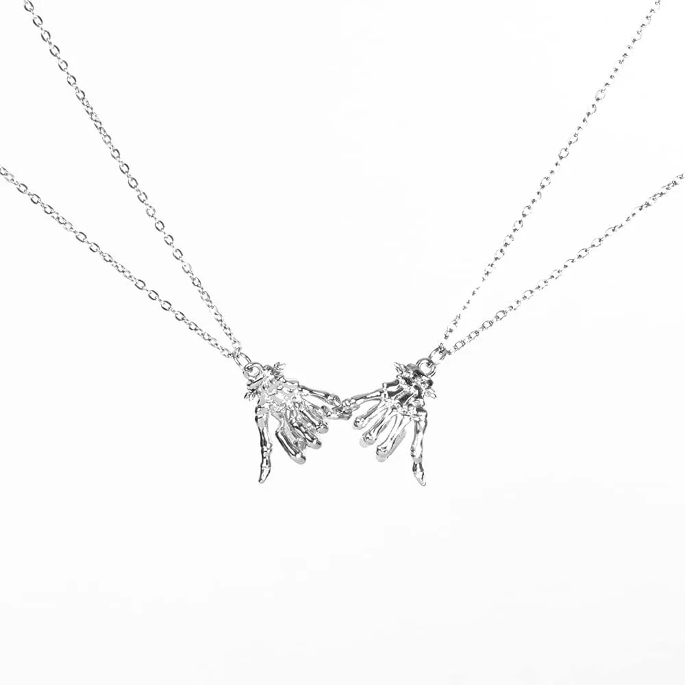 Pinky Promise Matching Couple Necklaces Best Friend Necklaces 2 Pieces for Boyfriend Girlfriend Jewelry Gift