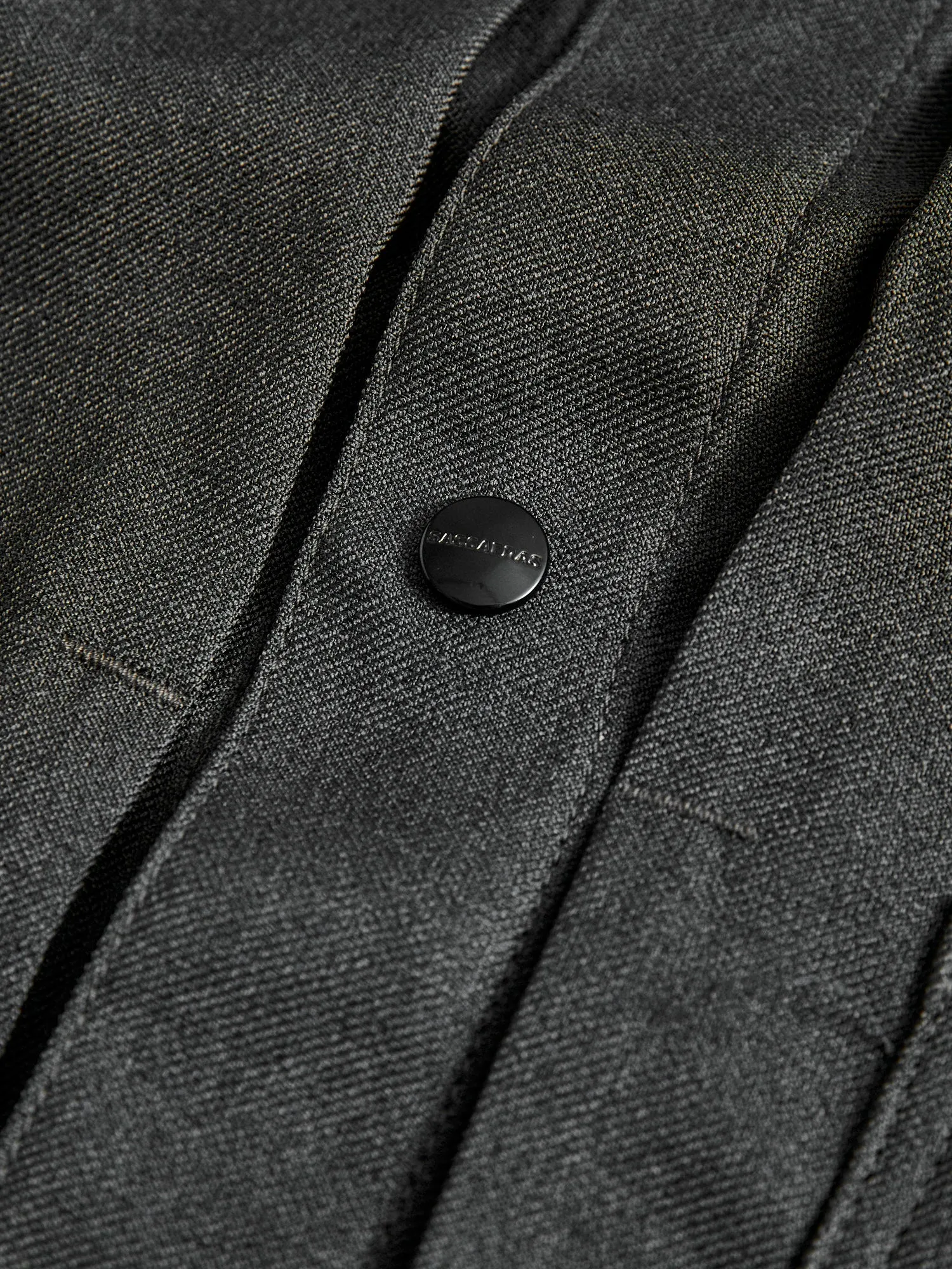 Poly Twill Gardeners Jacket in Charcoal