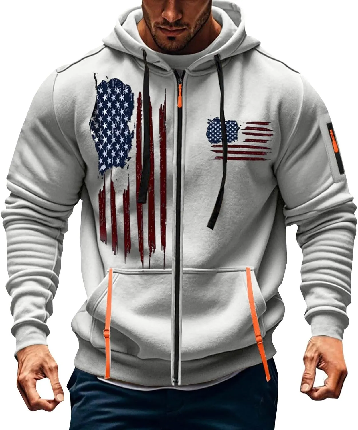 Quarter-Zip Fleece Sweatshirt Zipper Long Sleeved Hoodie Men Sweatshirt Sweatshirts Men Mens Hoodie Men Hoodies Mens