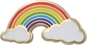REAL SIC Rainbow Flag Enamel Pin - LGBTQ Pride Lapel Pins - Cute Rainbow Pin for Jackets, Backpacks, Bags, Hats & Tops