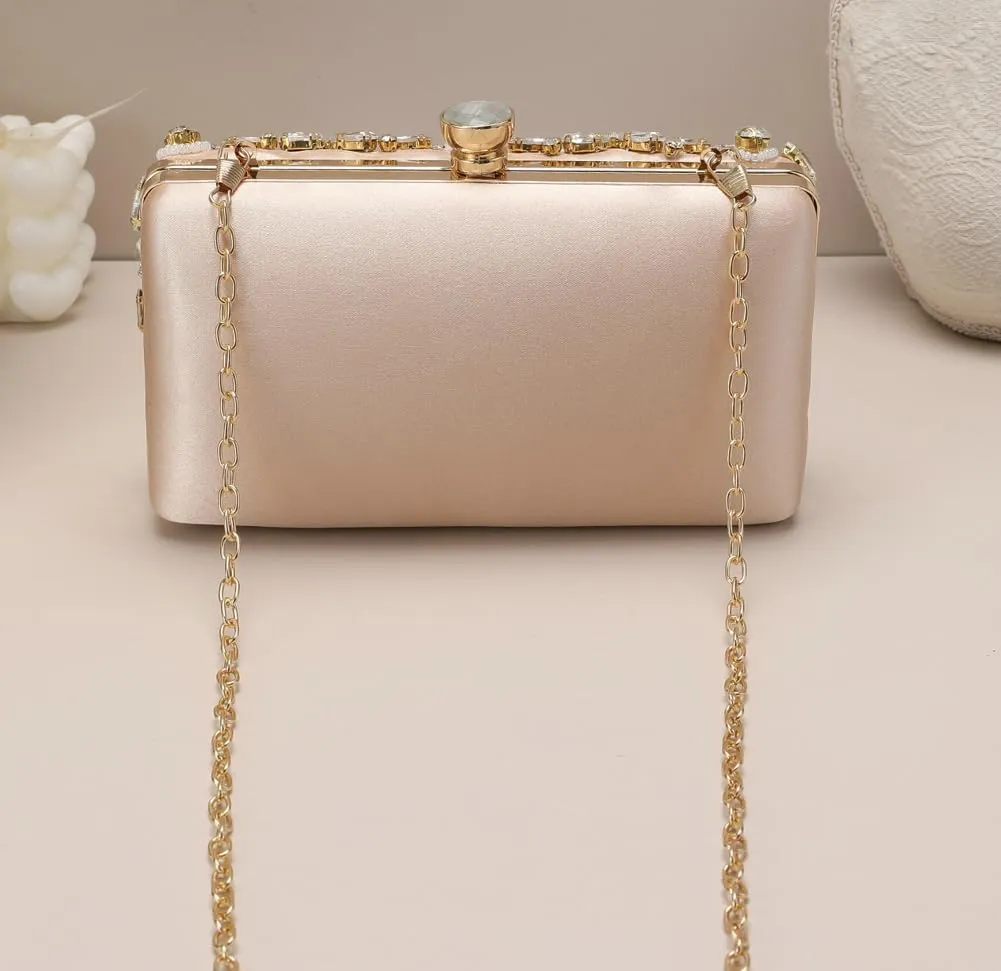 Rhinestone Clutch Purses Women 2025 Evening Handbags Crystal Diamond Glitter Sparkly Purse for Weddings Party Prom