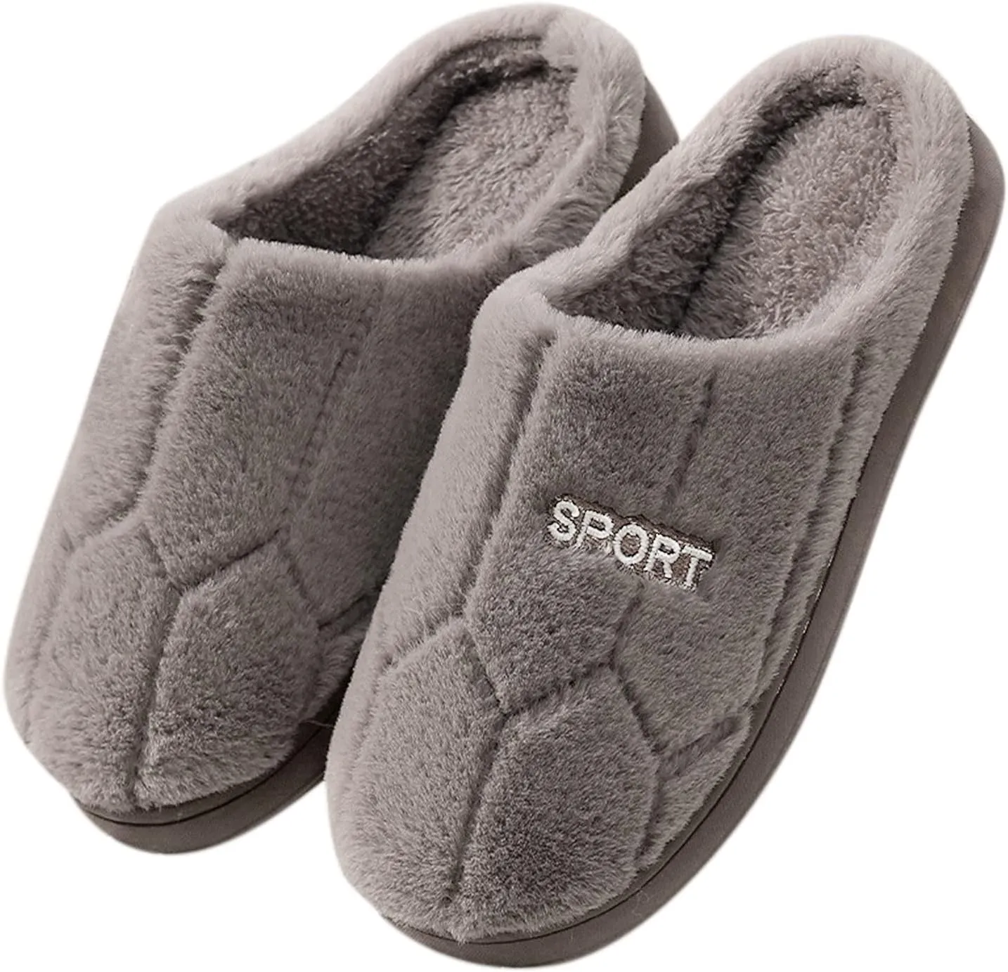 SBGMoSJ Warm Slippers for Women Antislip Mens Fuzzy Slippers House Slippers for Men Funny Slippers for Men Indoor Outdoor Christmas Pillows Gifts for Men 2023