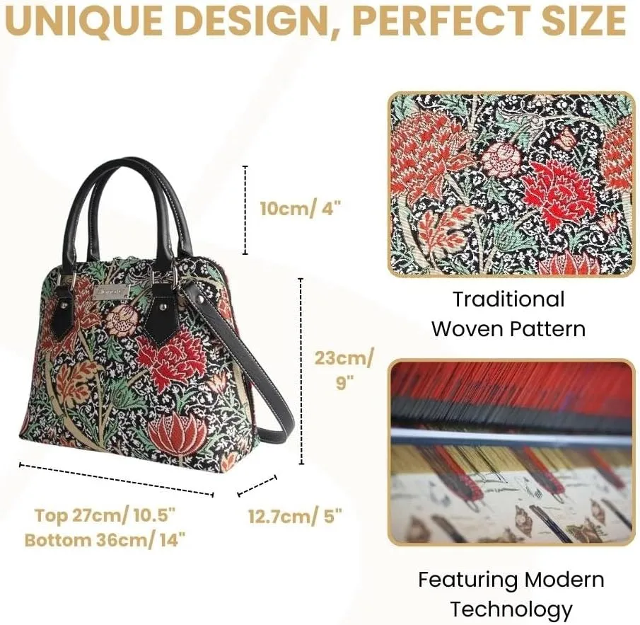 Signare Tapestry Hand & Shoulder Bag for Women |Fashionable Cross Body bag Purses for Woman |Satchel Bag for Women Girls Teen