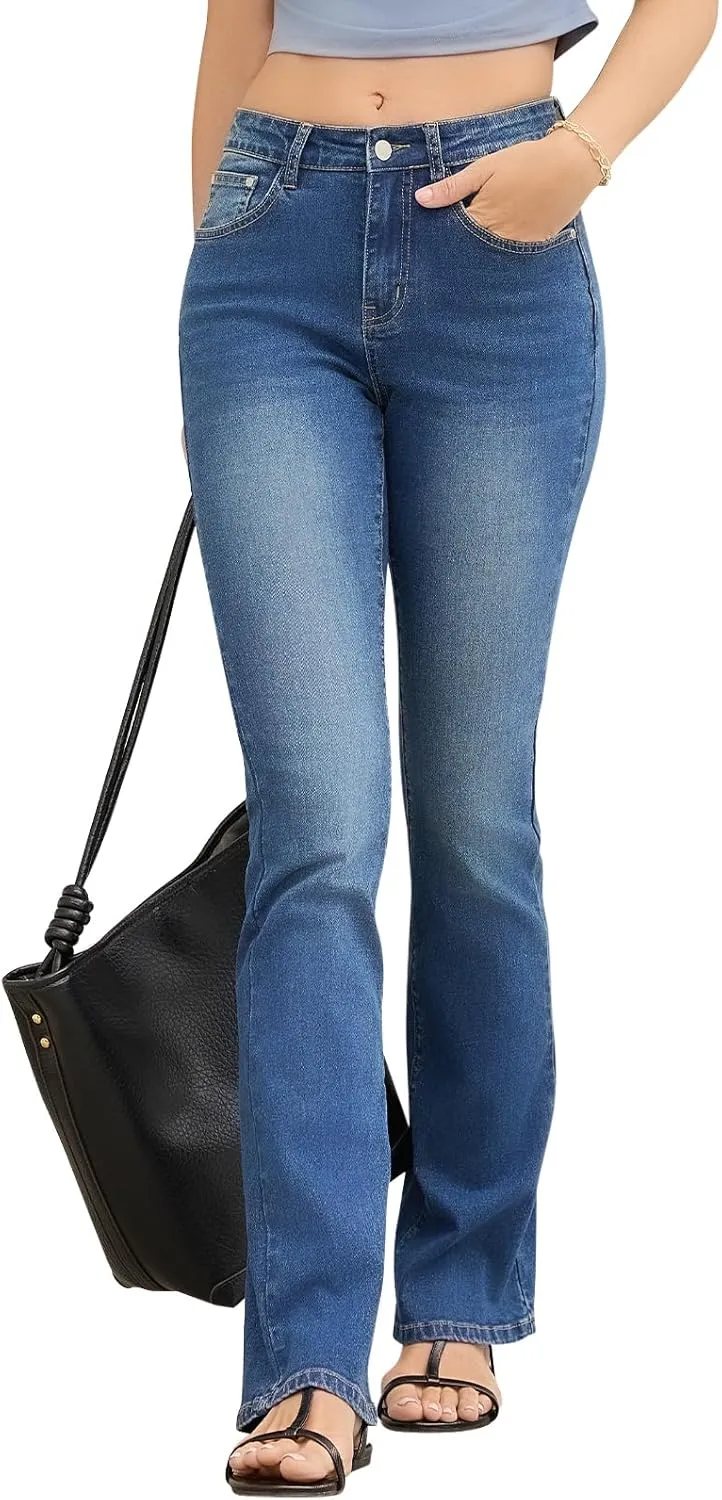 Stretchy Bootcut Jeans for Women High Waisted Jeans for Women with Pockets ??Standard??