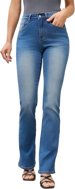 Stretchy Bootcut Jeans for Women High Waisted Jeans for Women with Pockets ??Standard??